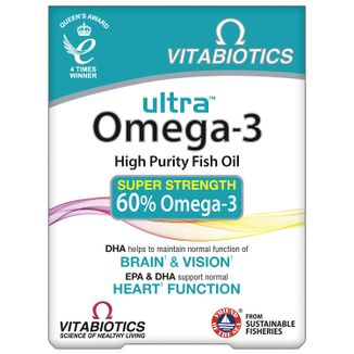 Vitabiotics Ultra Omega-3 High Purity Fish Oil, 60 kapsułek  - zdjęcie produktu