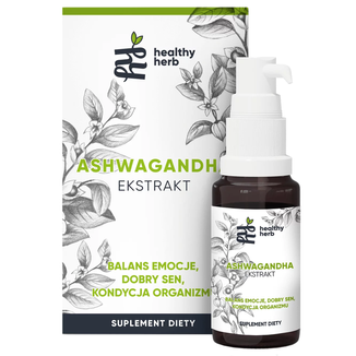 Healthy Herb Ashwagandha ekstrakt, spray, 30 ml - zdjęcie produktu