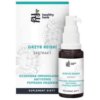 Healthy Herb Grzyb Reishi ekstrakt, spray, 30 ml - zdjęcie produktu
