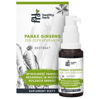 Healthy Herb Żeń-szeń Koreański ekstrakt, spray, 30 ml - zdjęcie produktu