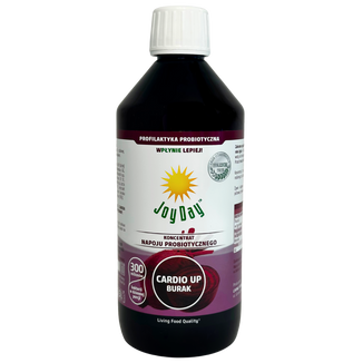 Joy Day Koncentrat napoju probiotycznego, Cardio Up Burak, 500 ml - zdjęcie produktu
