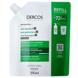Vichy Dercos Anti Dandruff DS, szampon przeciwłupieżowy, włosy normalne i przetłuszczające się, zapas, 390 ml - miniaturka zdjęcia produktu