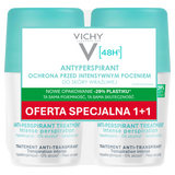Vichy, antyperspirant roll-on, kuracja przeciw nadmiernemu poceniu, 48 h, 2 x 50 ml - miniaturka zdjęcia produktu