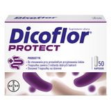 Dicoflor Protect (dawniej Dicoflor 3), dla dzieci od 3 lat i dorosłych, 50 kapsułek - miniaturka zdjęcia produktu
