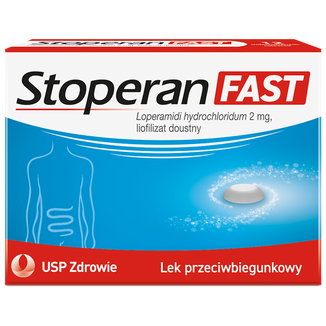 Stoperan Fast 2 mg, liofilizat doustny, 12 tabletek - zdjęcie produktu