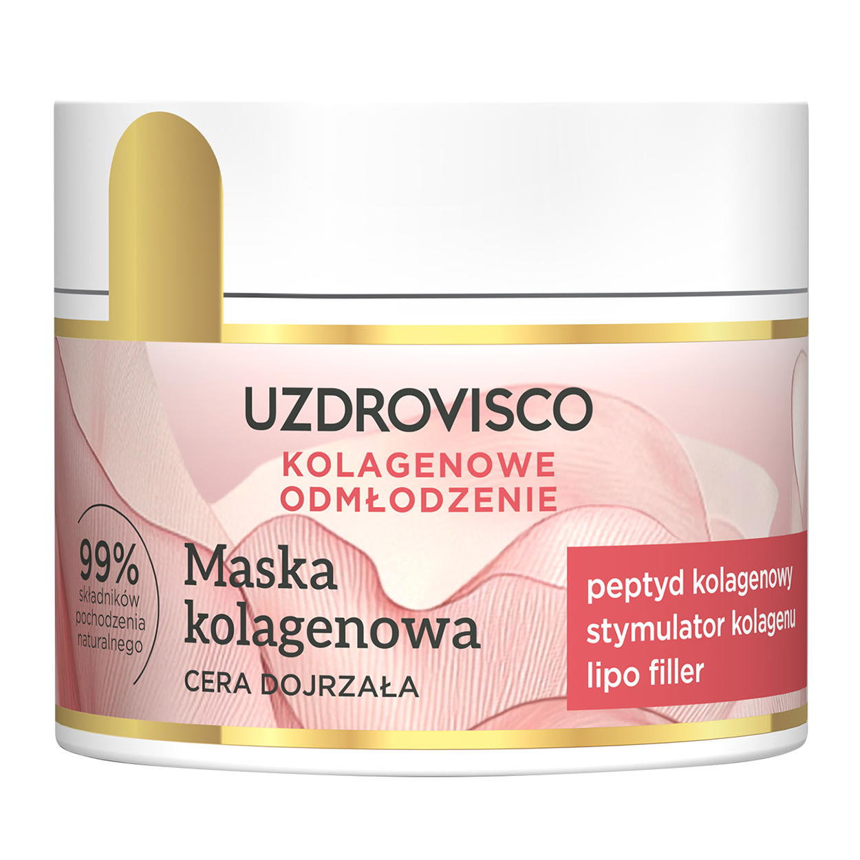Uzdrovisco Uzdrovisco Kolagenowe Odmłodzenie, maska kolagenowa, cera dojrzała, 40 ml — Składniki i ocena