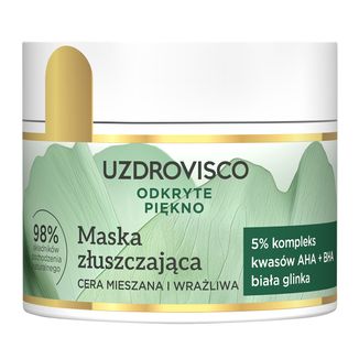 Uzdrovisco Odkryte Piękno, maska złuszczająca, cera mieszana i wrażliwa, 40 ml - zdjęcie produktu