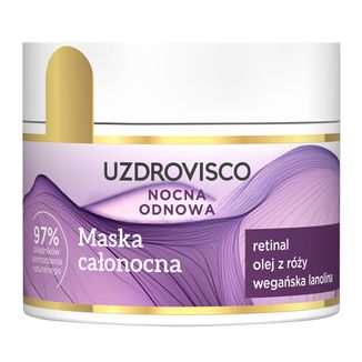 Uzdrovisco Nocne Odmłodzenie, maska całonocna, cera dojrzała, 40 ml - zdjęcie produktu