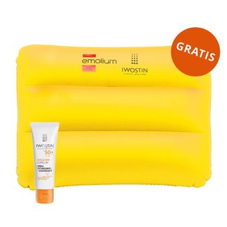 Iwostin Solecrin Capillin, krem ochronno-łagodzący, skóra naczynkowa i nadreaktywna, SPF 50+, 50 ml + nadmuchiwana poduszka plażowa gratis - zdjęcie produktu