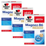 Zestaw Doppelherz aktiv Magnez-B6 Cytrynian, 3 x 30 tabletek - miniaturka zdjęcia produktu