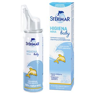 Sterimar Baby Higiena Nosa, spray fizjologiczny do nosa od 0 do 3 lat, 50 ml - zdjęcie produktu