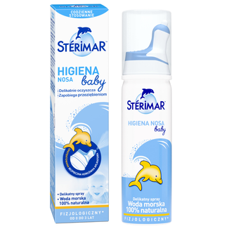 Sterimar Baby Higiena Nosa, spray fizjologiczny do nosa od 0 do 3 lat, 50 ml - zdjęcie produktu
