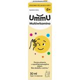 UmmU Multiwitamina, dla dzieci od 6 lat, krople, smak pomarańczowy, 30 ml - miniaturka zdjęcia produktu