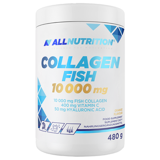 Allnutrition Collagen Fish 10000 mg, smak pomarańczowy, 480 g - zdjęcie produktu