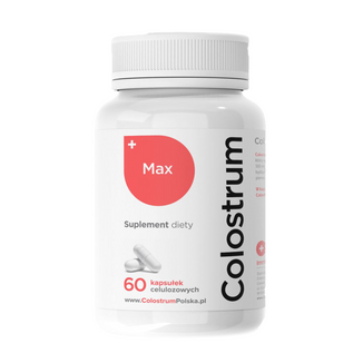 Colostrum Max, 60 kapsułek celulozowych - zdjęcie produktu