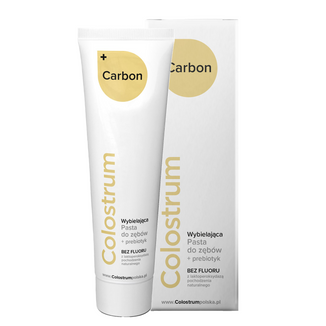 Colostrum Carbon, pasta do zębów, bez fluoru, 75 ml - zdjęcie produktu