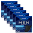 Zestaw Tena Men Active Fit, wkładki anatomiczne dla mężczyzn, Extra Light Black, 6 x 14 sztuk - miniaturka  zdjęcia produktu