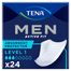 Zestaw Tena Men Active Fit, wkładki anatomiczne dla mężczyzn, Level 1, 4 x 24 sztuki - miniaturka 2 zdjęcia produktu