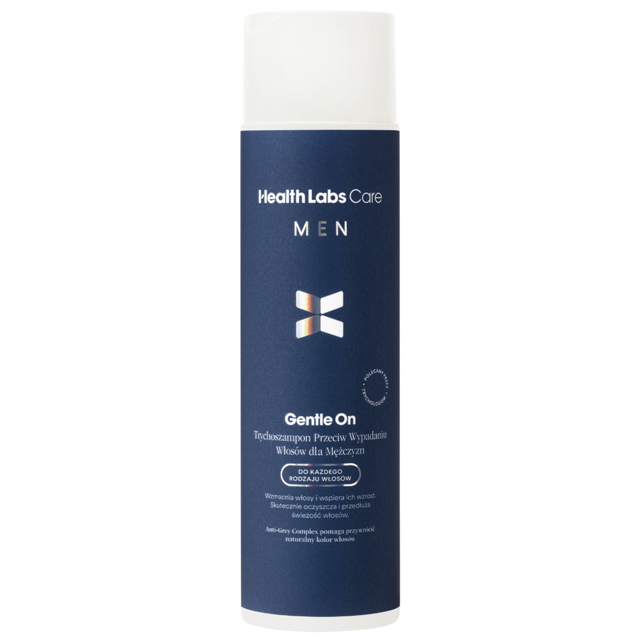 Nieznana Health Labs Gentle On, trychoszampon przeciw wypadaniu włosów dla mężczyzn, 250 ml