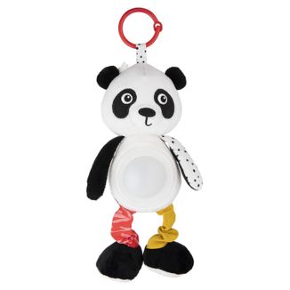 Canpol Babies, pluszowa panda z zawieszką, pozytywką i lampką, BabiesBoo, od urodzenia, 1 sztuka - zdjęcie produktu