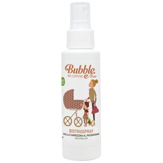 Bubble & Co, naturalny spray dezynfekujący, relaksujący i neutralizujący nieprzyjemne zapachy, na wózek, fotelik i ubrania, od urodzenia, 100 ml - zdjęcie produktu