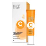 Idee Derm, rozświetlający krem pod oczy z witaminą C, 15 ml - miniaturka zdjęcia produktu