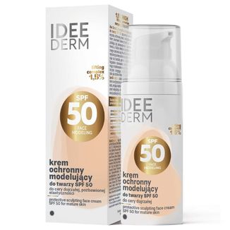 Idee Derm, modelujący krem ochronny do twarzy, SPF 50, 50 ml - zdjęcie produktu