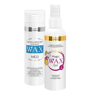 Zestaw WAX Pilomax Girl, odżywka dla dzieci do rozczesywania długich włosów, powyżej 3 lat, 200 ml + Pilomax Med, szampon hipoalergiczny, 200 ml - zdjęcie produktu