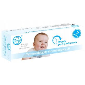 Testeo, test owulacyjny, strumieniowy LH, 7 sztuk USZKODZONE OPAKOWANIE - zdjęcie produktu