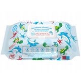 Testeo, chusteczki nawilżane dla dzieci i niemowląt od 1 dnia życia, 99,8% wody, 80 sztuk - miniaturka zdjęcia produktu