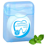Testeo, nić dentystyczna woskowana, mentolowa, 50 m - miniaturka zdjęcia produktu