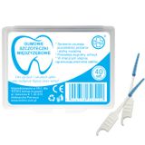Testeo, szczoteczki międzyzębowe, gumowe, 0,8-1,0 mm, 40 sztuk - miniaturka zdjęcia produktu