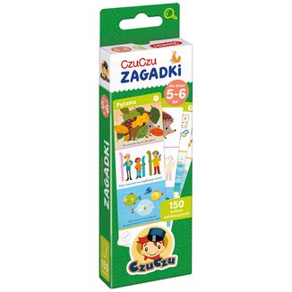 CzuCzu Zagadki, książeczka dla dzieci, 5-6 lat - zdjęcie produktu