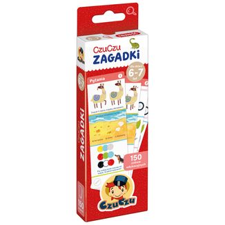 CzuCzu Zagadki, książeczka dla dzieci, 6-7 lat - zdjęcie produktu