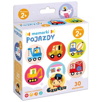 CzuCzu Memorki Pojazdy, gra dla dzieci, od 2 lat, 30 elementów - zdjęcie produktu