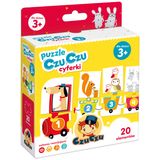 CzuCzu Cyferki, puzzle dla dzieci, od 3 lat, 20 elementów - miniaturka zdjęcia produktu