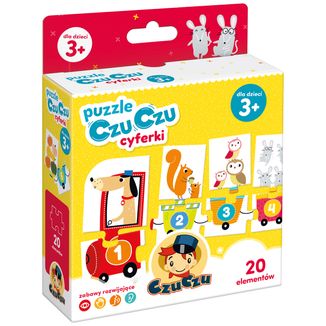 CzuCzu Cyferki, puzzle dla dzieci, od 3 lat, 20 elementów - zdjęcie produktu