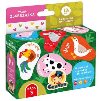 CzuCzu Moje zwierzątka, książeczka na kółeczku dla dzieci, od 12 miesiąca - zdjęcie produktu