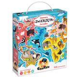 CzuCzu Memory Zwierzęta świata, gra dla dzieci, od 3 lat, 108 elementów - miniaturka zdjęcia produktu