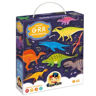 CzuCzu Grr Dinozaury, puzzle dla dzieci, od 4 lat, 60 elementów - zdjęcie produktu