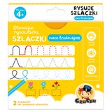 CzuCzu Dłuuugie rysowanki Rysuję szlaczki Nieco trudniejsze, 2 książeczki dla dzieci, od 4 lat - miniaturka zdjęcia produktu