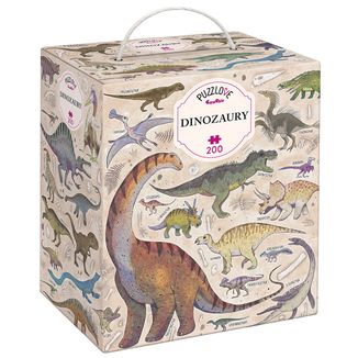 CzuCzu Puzzlove Dinozaury, puzzle dla dzieci, od 7 lat, 200 elementów - zdjęcie produktu