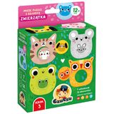 CzuCzu Zwierzątka, puzzle z dziurką dla dzieci, od 12 miesięcy, 14 elementów - miniaturka zdjęcia produktu