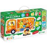 CzuCzu Moto Puzzle Śmieciarka, puzzle dla dzieci, 2-3 lata, 26 elementów - miniaturka zdjęcia produktu