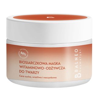 Balneokosmetyki, biosiarczkowa maska witaminowo-odżywcza do twarzy, 150 ml - zdjęcie produktu
