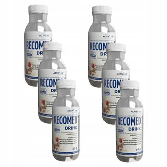 Activlab Pharma RecoMed Drink, smak malina-biała czekolada, 6 x 65 g KRÓTKA DATA - zdjęcie produktu