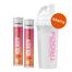 Zestaw Triggy Kolagen Beauty, smak wieloowocowy, 2 x 20 tabletek musujących + shaker, 700 ml gratis - miniaturka  zdjęcia produktu