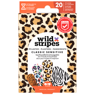 Wild Stripes Classic Sensitive, plastry, Animal, 20 sztuk USZKODZONE OPAKOWANIE - zdjęcie produktu
