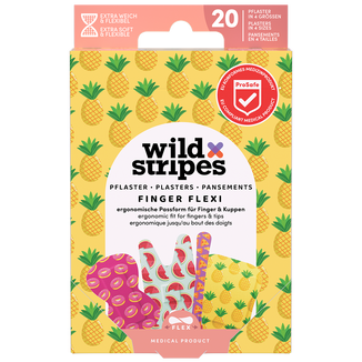 Wild Stripes Finger Flexi, plastry na palce, 20 sztuk USZKODZONE OPAKOWANIE Wild Stripes Finger Flexi, plastry na palce, 20 sztuk USZKODZONE OPAKOWANIE - zdjęcie produktu