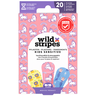 Wild Stripes Kids Sensitive Fantasy, plastry dla dzieci, 20 sztuk USZKODZONE OPAKOWANIE Wild Stripes Kids Sensitive Fantasy, plastry dla dzieci, 20 sztuk USZKODZONE OPAKOWANIE - zdjęcie produktu